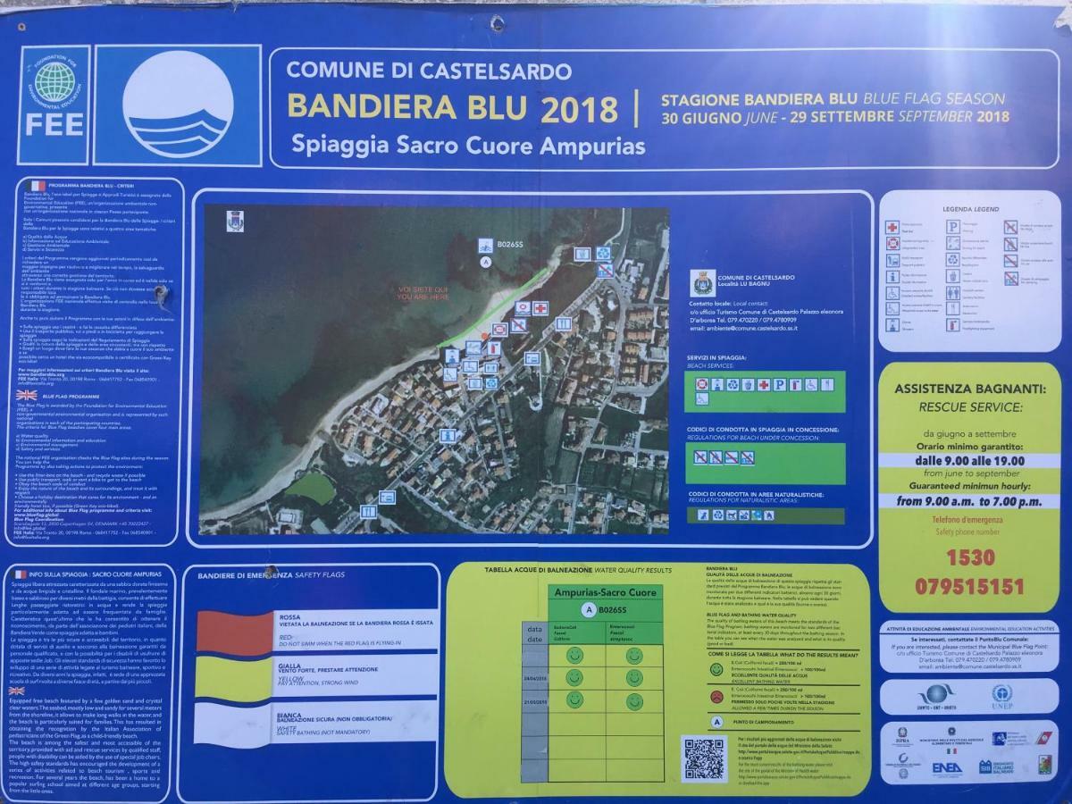 Apartament Victoria 150Mt From Beach Castelsardo Exterior foto